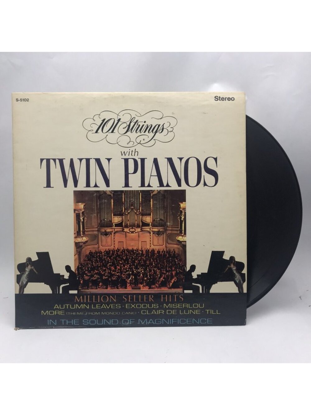 101 STRINGS WITH TWIN PIANOS MILLION SELLER HITS LP EX Allshire